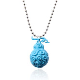 Anime One Piece Luffy Devil Fruit Necklace Cosplay Accessories Halloween Props
